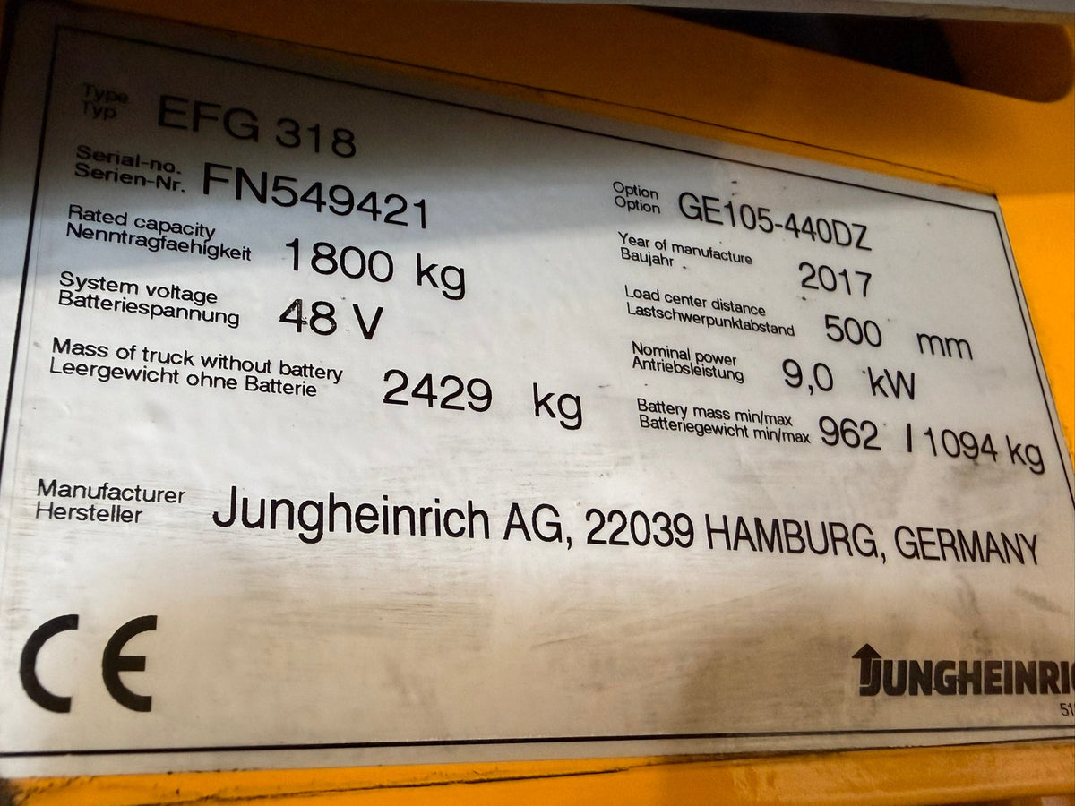 Jungheinrich EFG 318 SP
