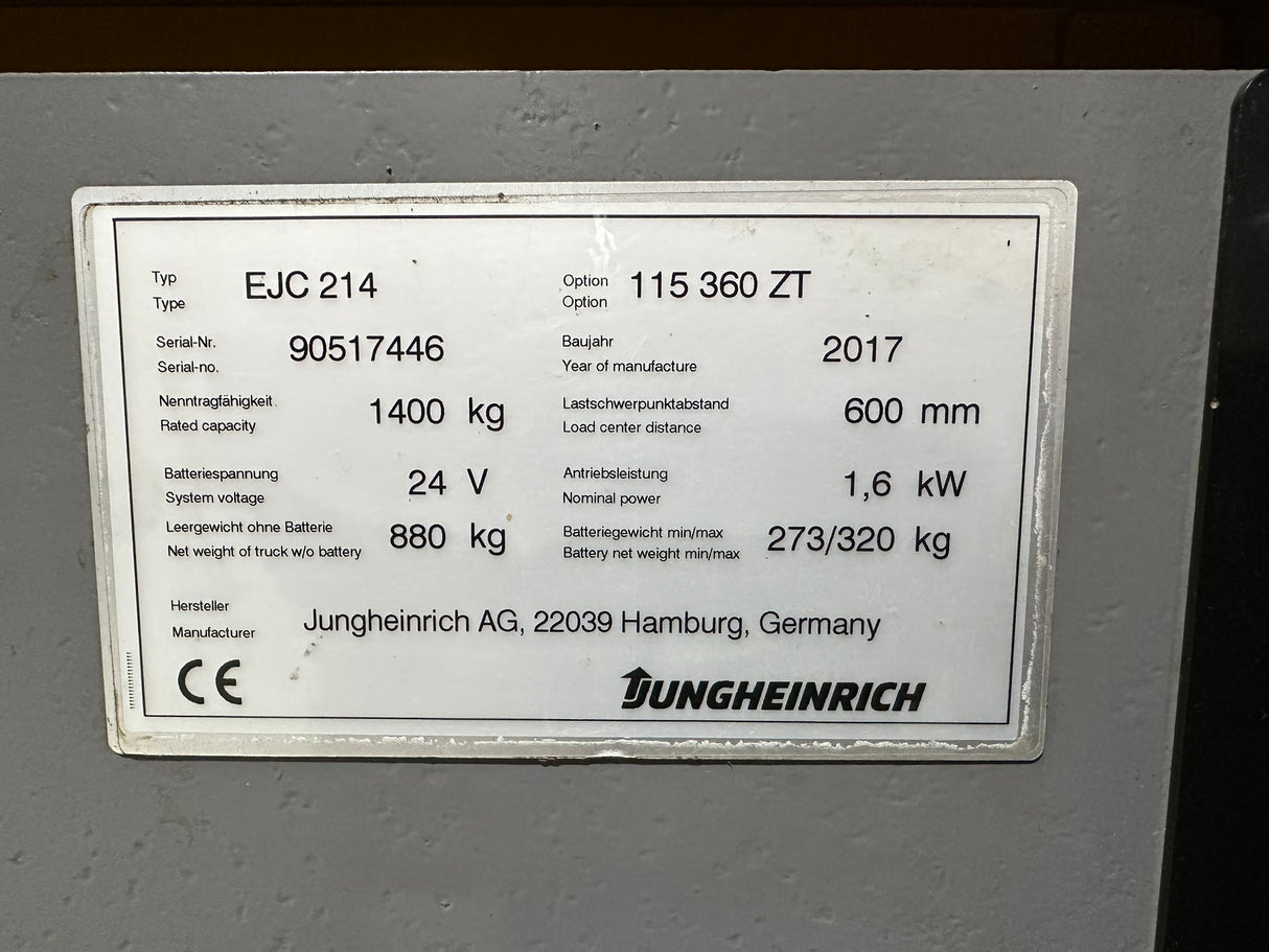Jungheinrich EJC 214
