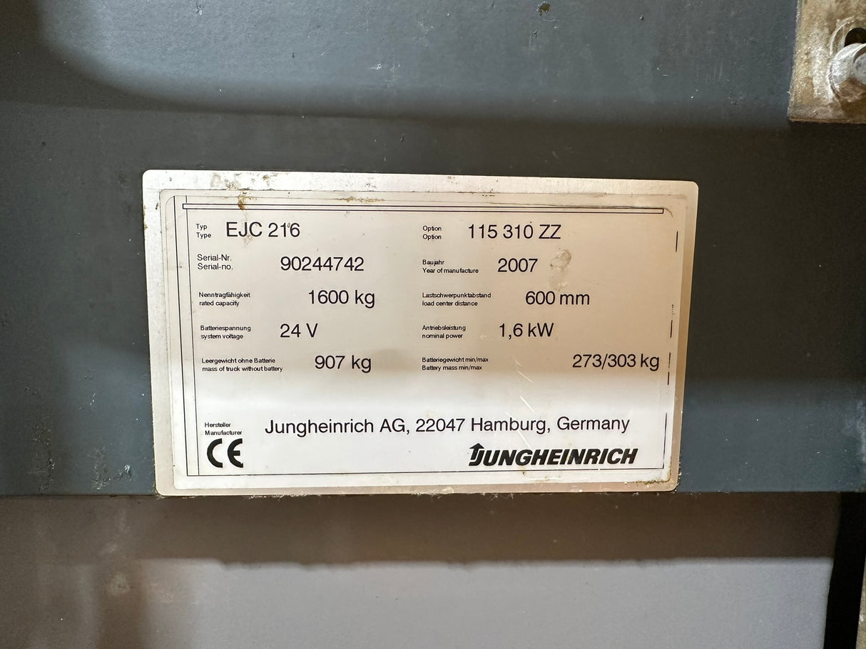Jungheinrich EJC 216