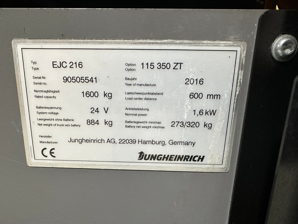 Jungheinrich EJC 216