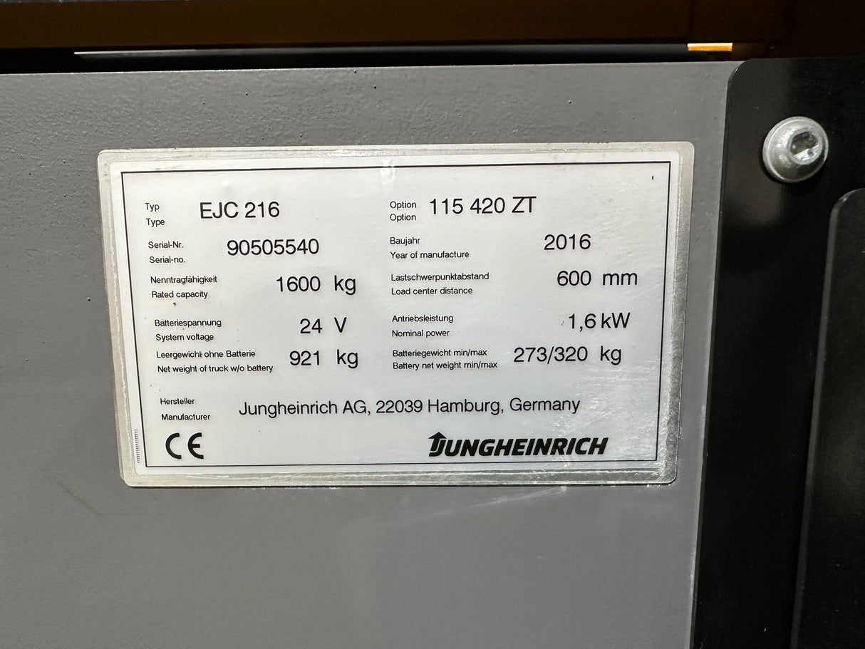 Jungheinrich EJC 216