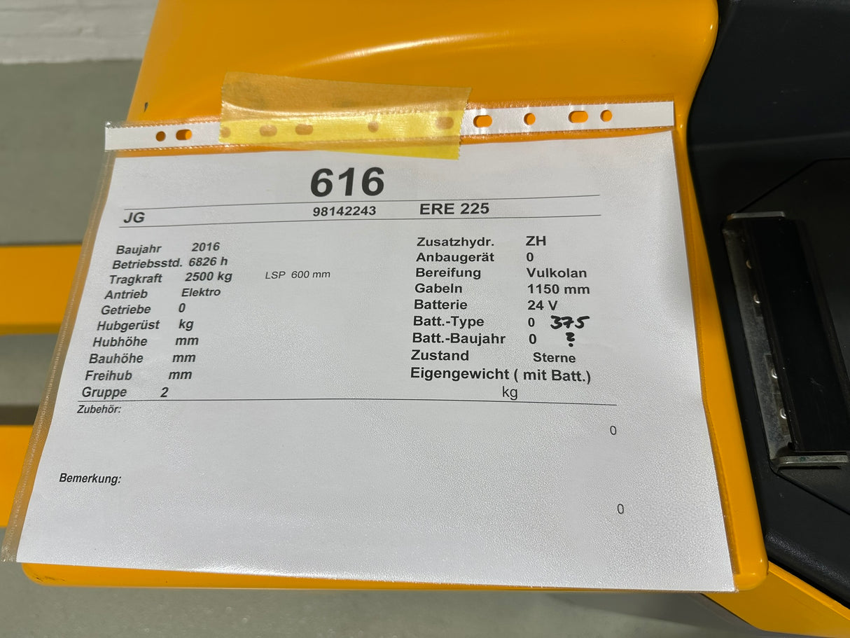 Jungheinrich ERE 225 | BAT25 NEU