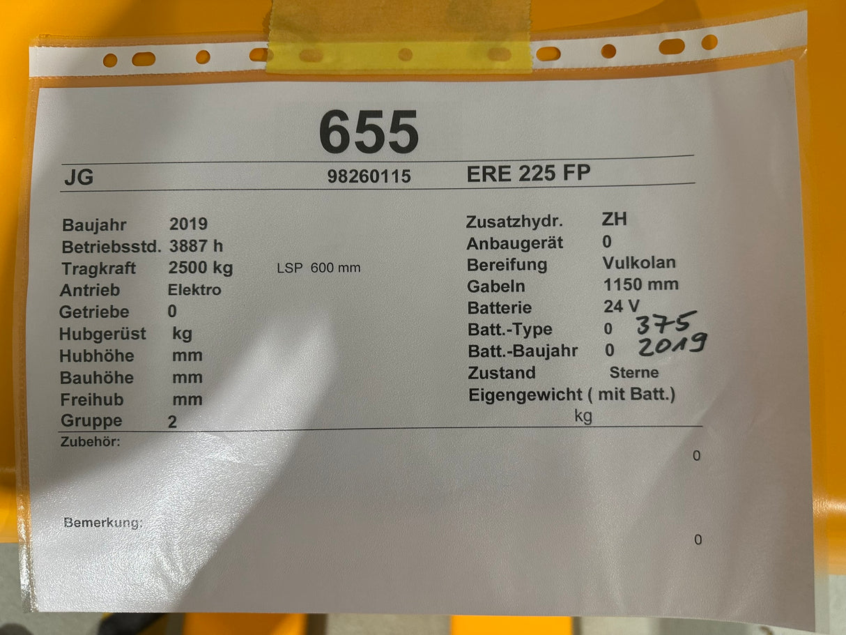 Jungheinrich ERE 225