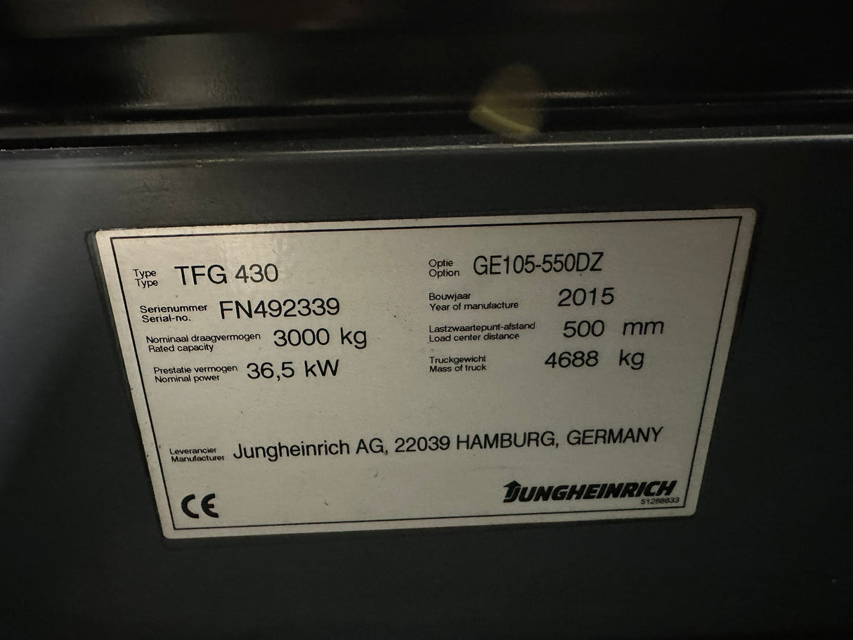Jungheinrich TFG 430 | ISS