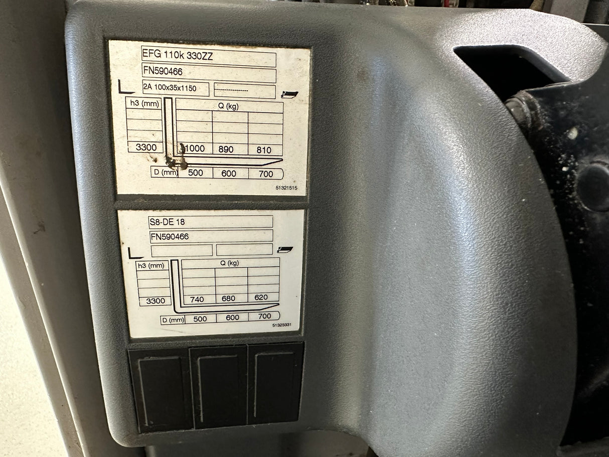 Jungheinrich EFG 110k | ISS | 360° DG