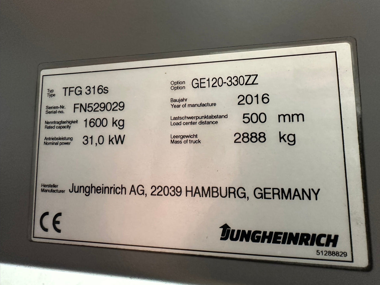 Jungheinrich TFG 316s | ISS