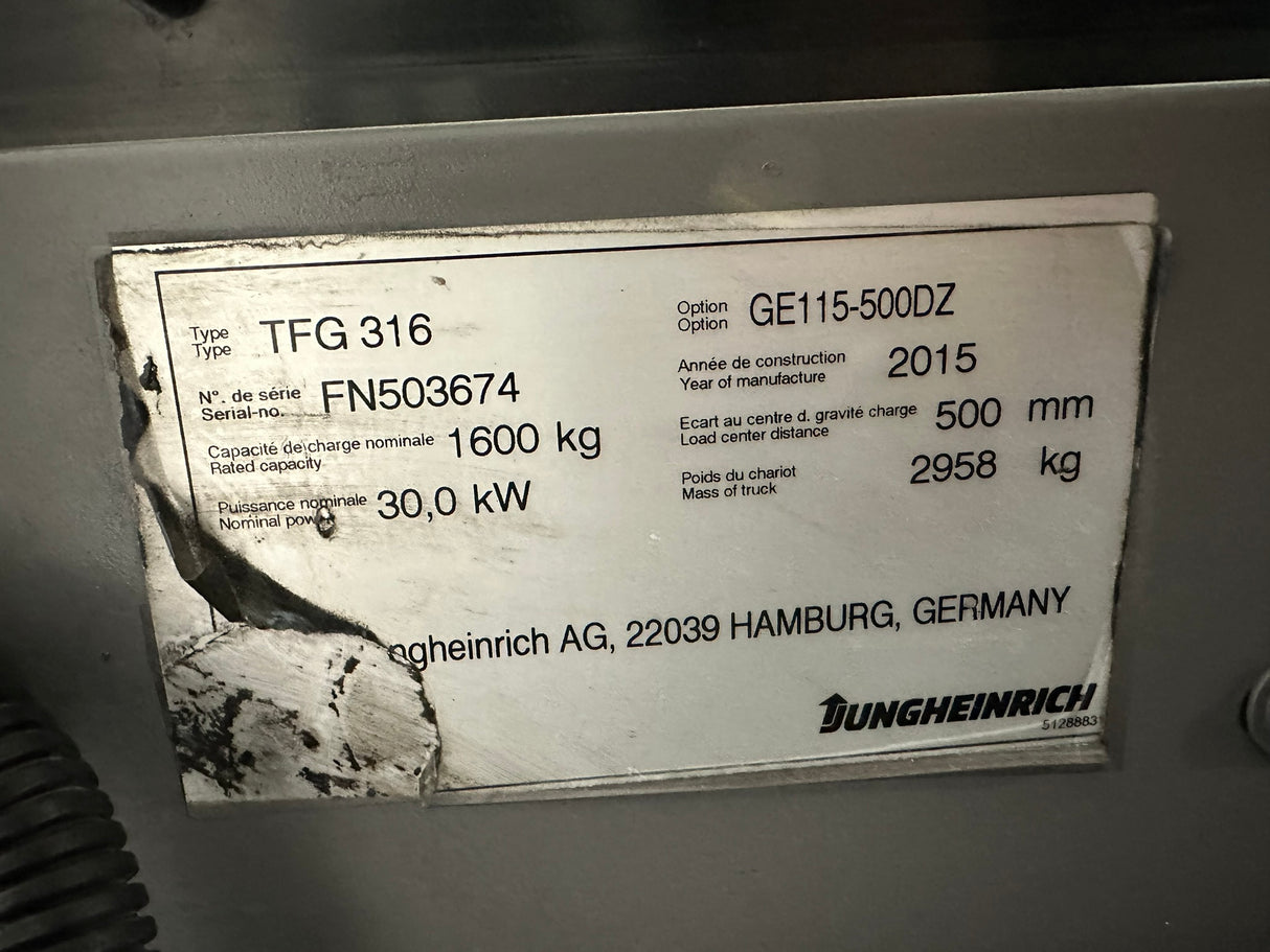 Jungheinrich TFG 316 | ISS
