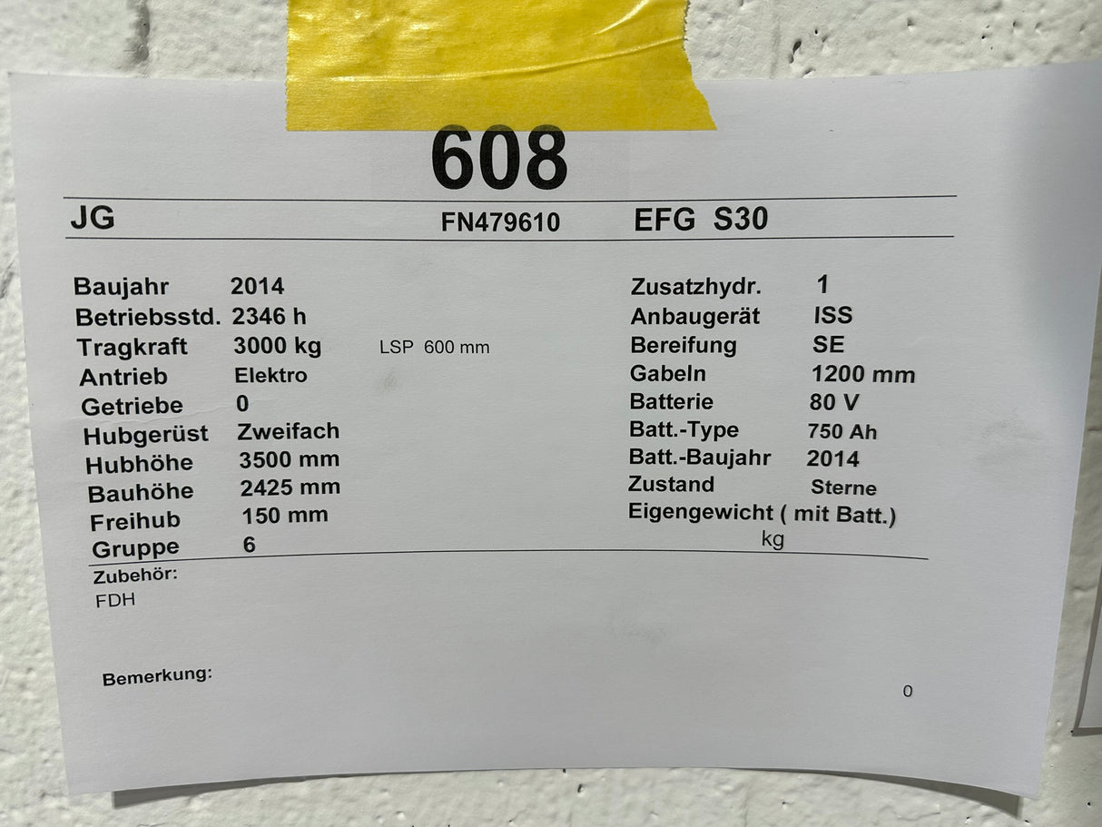 Jungheinrich EFG S30 | ISS