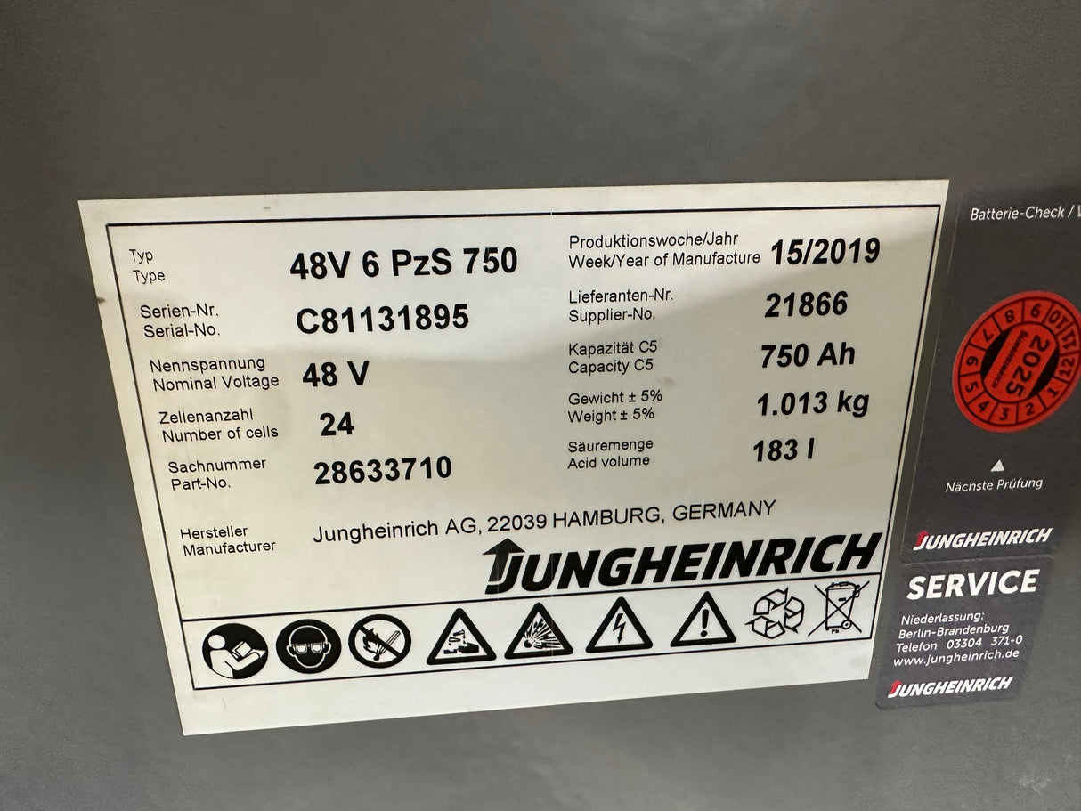 Jungheinrich EFG 220 | ISS, ZVG