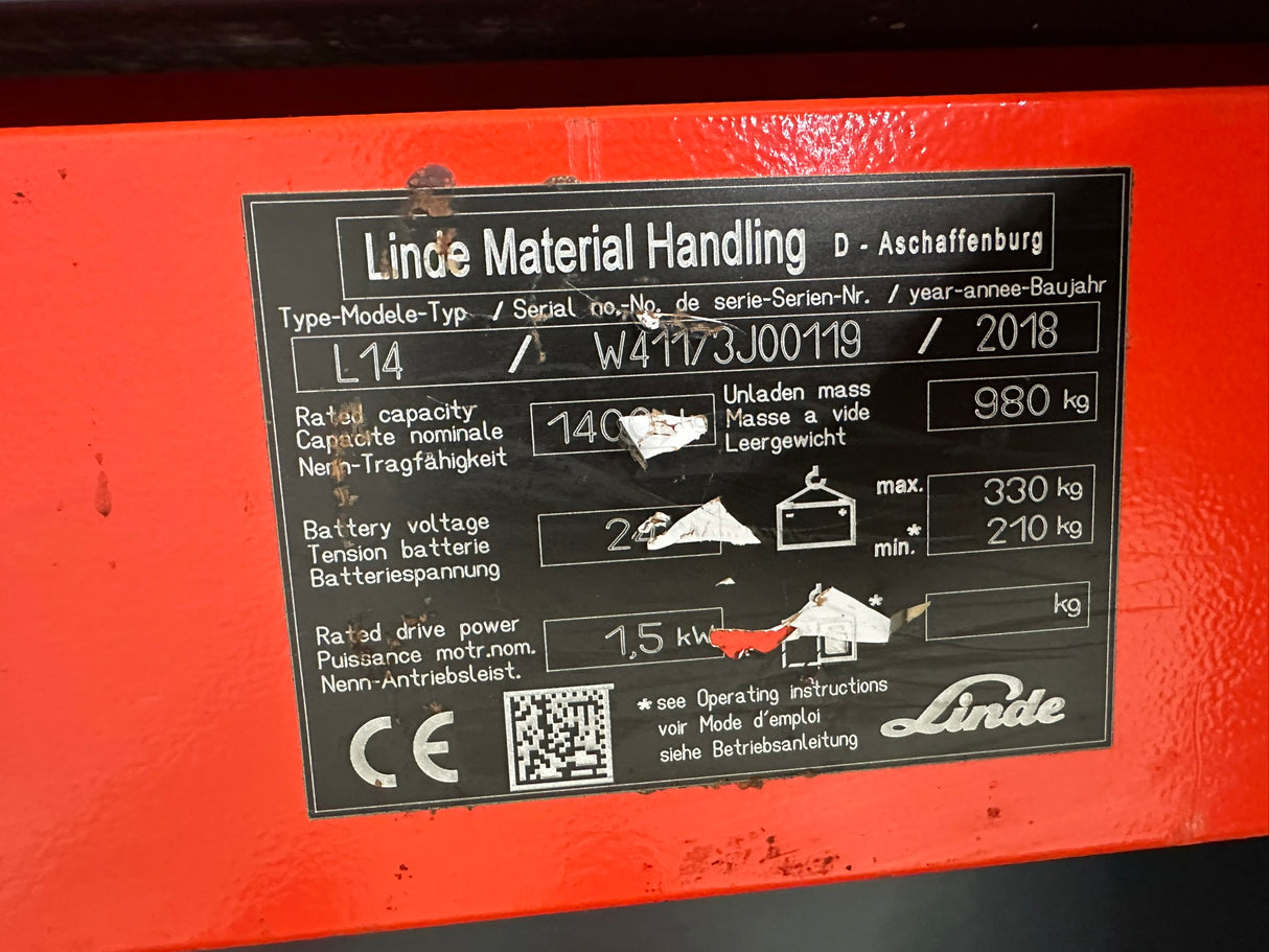 Linde L14 | Waage