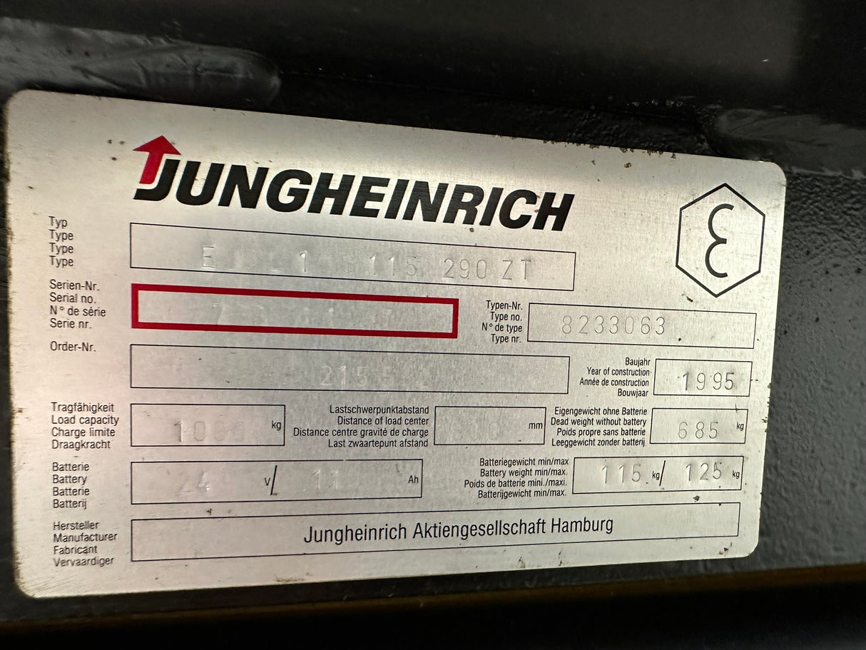 Jungheinrich EJC L 10