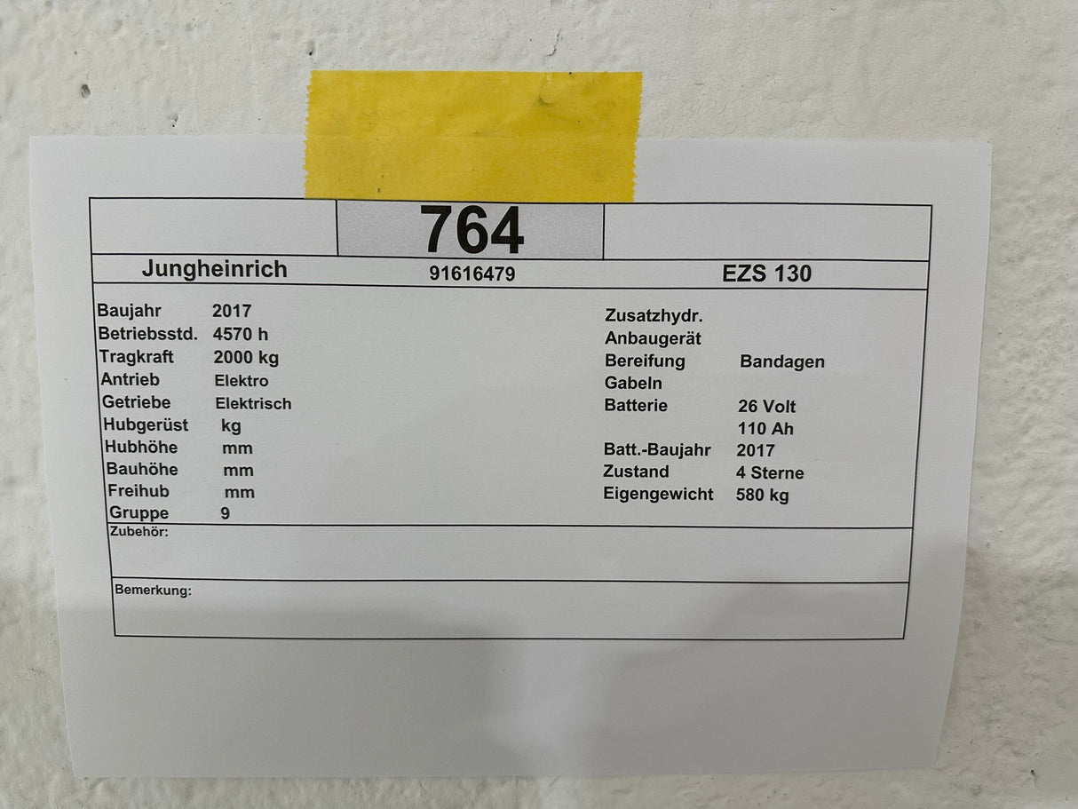 Jungheinrich EZS 130