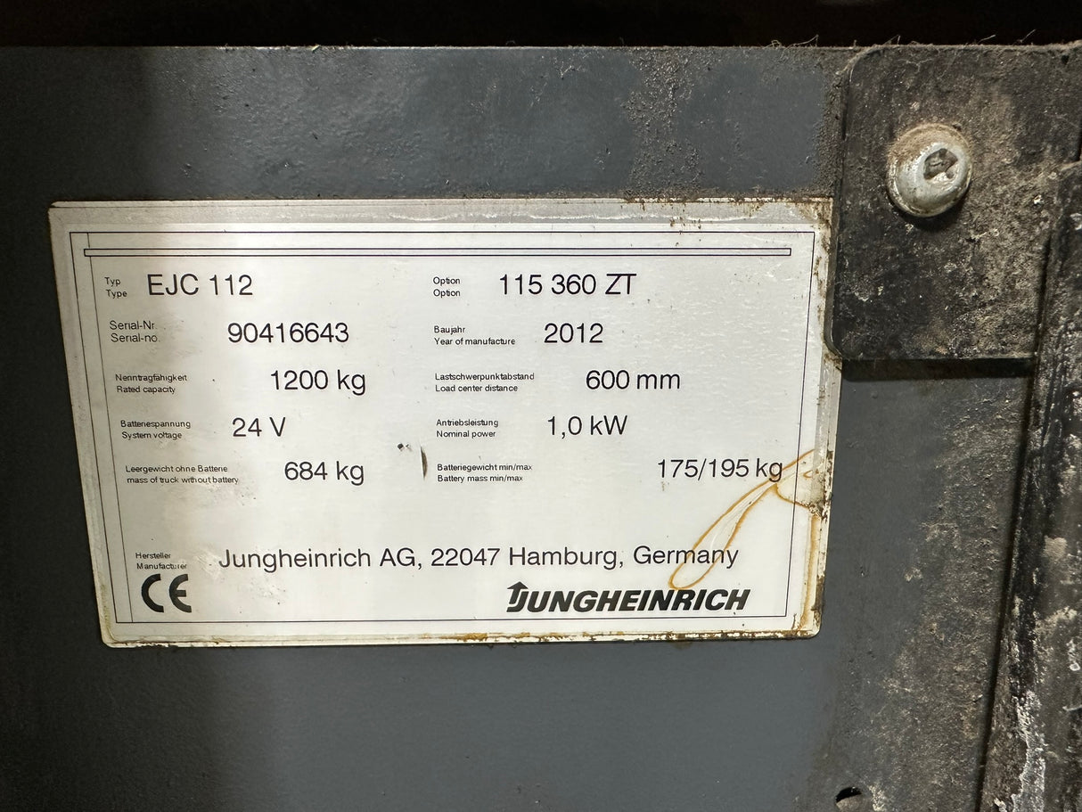 Jungheinrich EJC 112