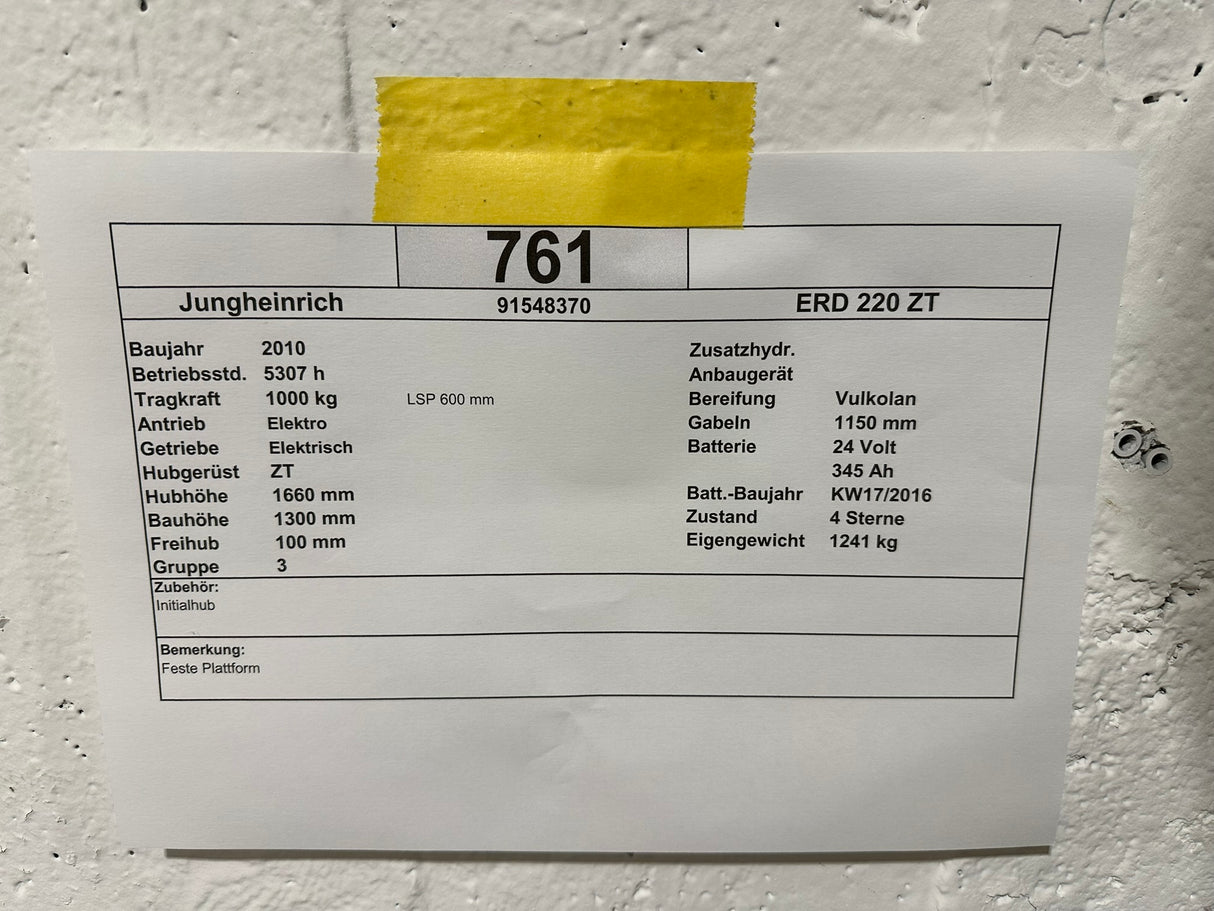 Jungheinrich ERD 220 FP ZT