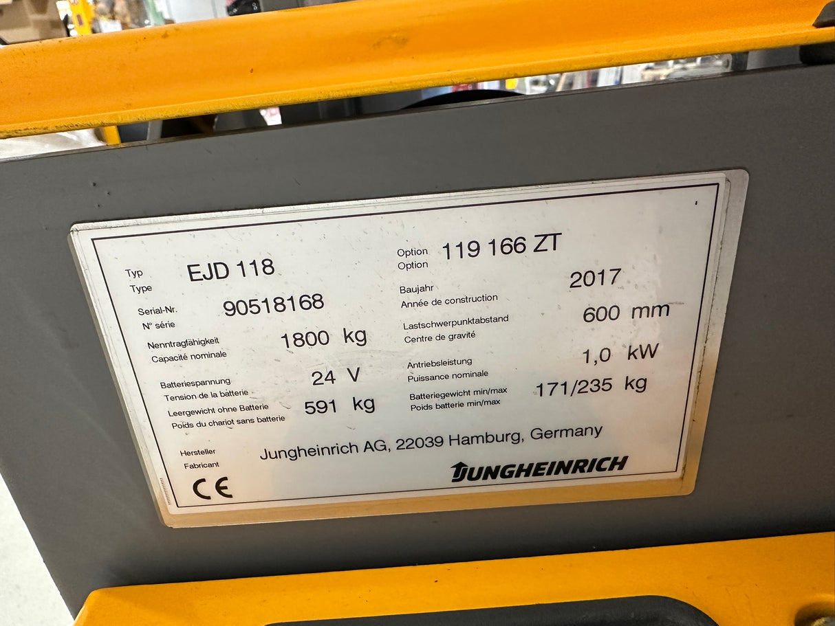 Jungheinrich EJD 118 Doppelstock