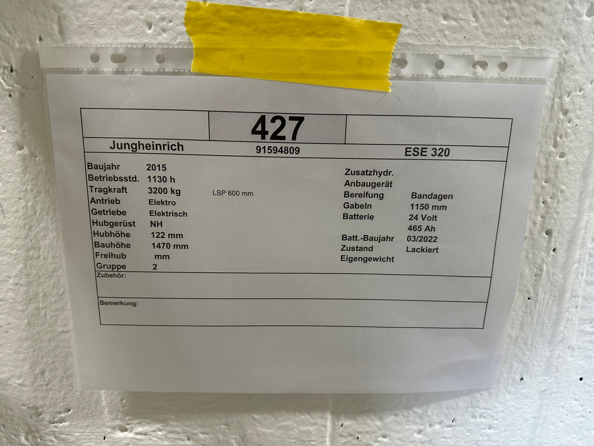 Jungheinrich ESE 320