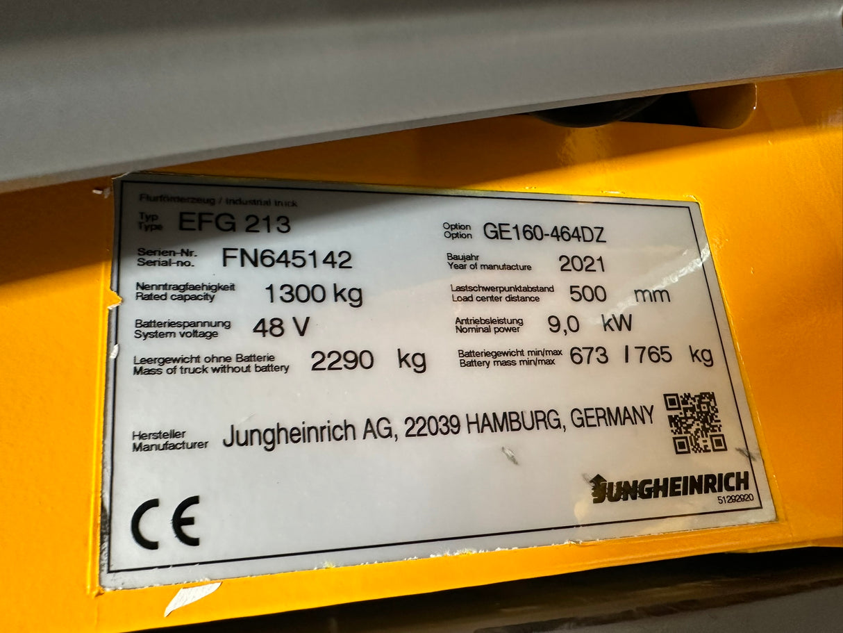 Jungheinrich EFG 213 | ISS