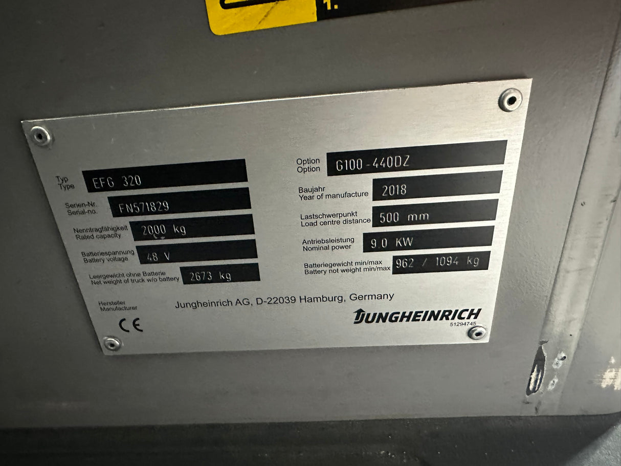Jungheinrich EFG 320 | VSS