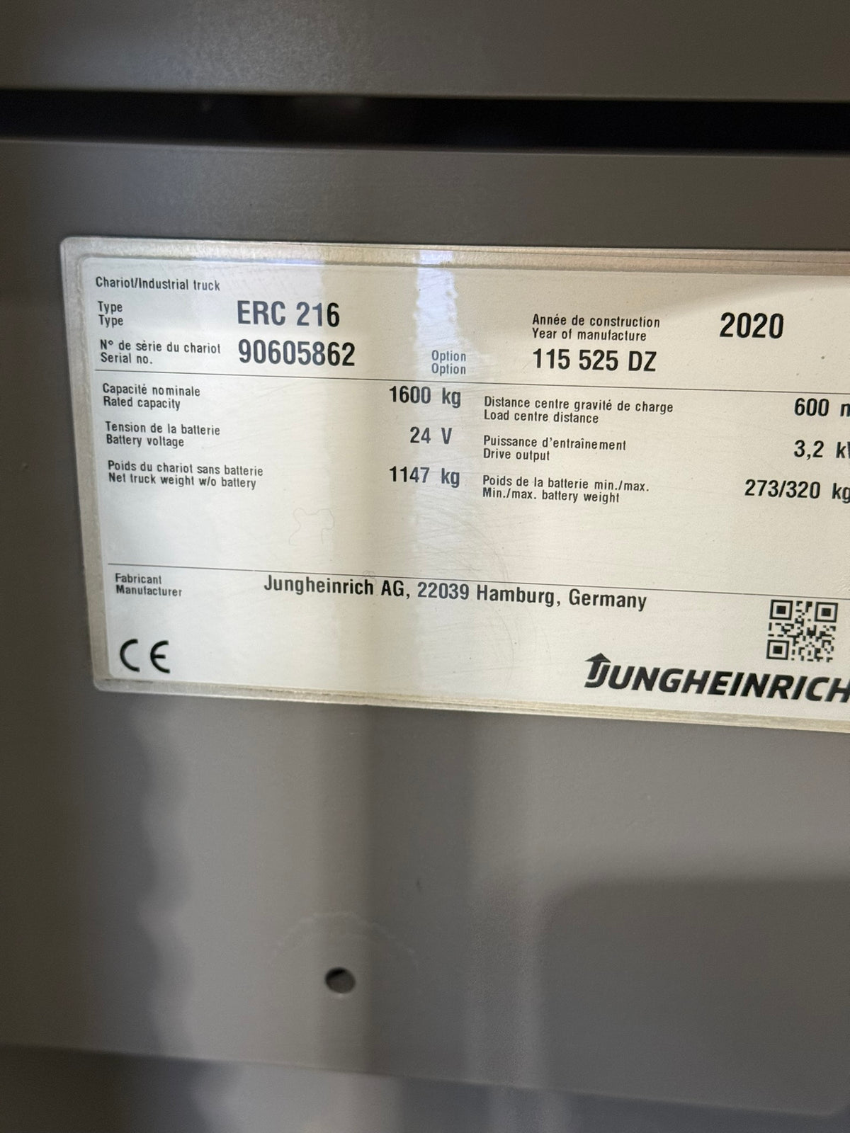 Jungheinrich ERC 216