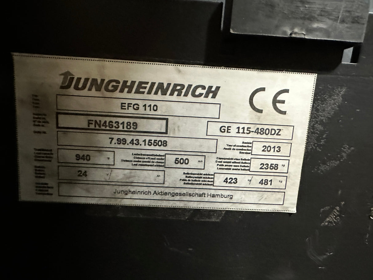 Jungheinrich EFG 110k | ISS