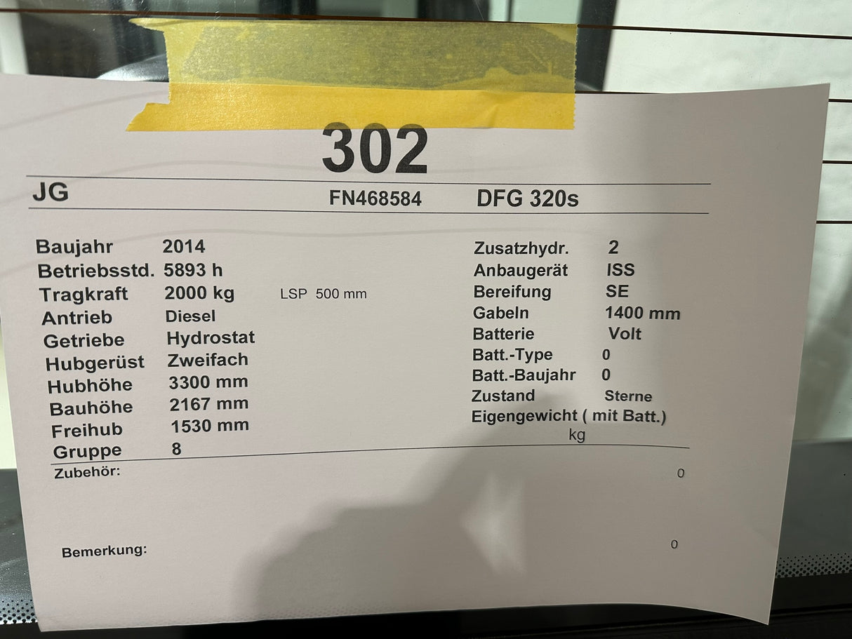 Jungheinrich DFG 320s | ISS