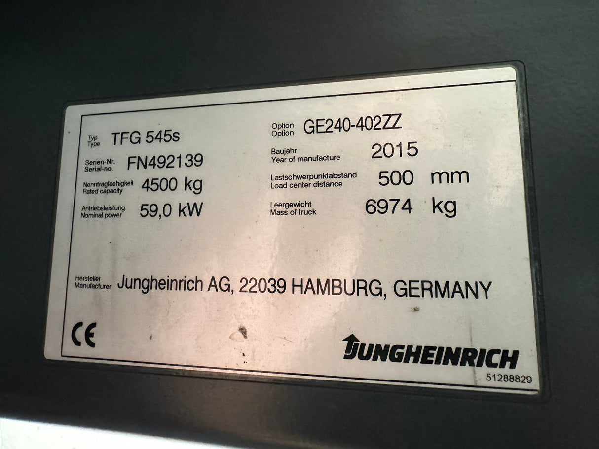 Jungheinrich TFG 545s | ISS
