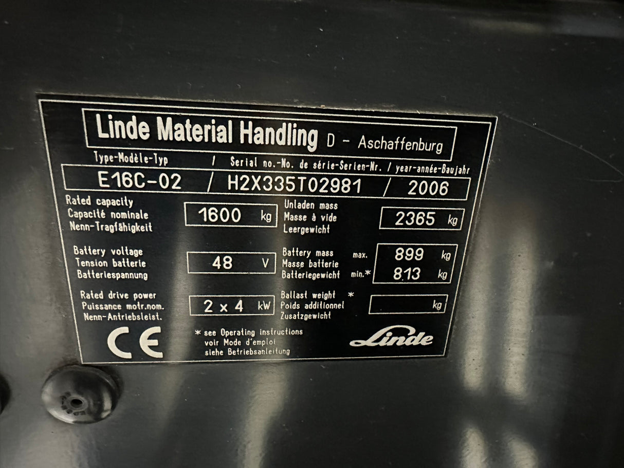 Linde E16C | ISS