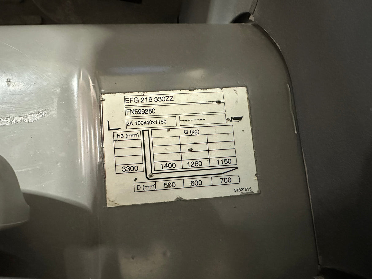 Jungheinrich EFG 216 | ZVG/ISS