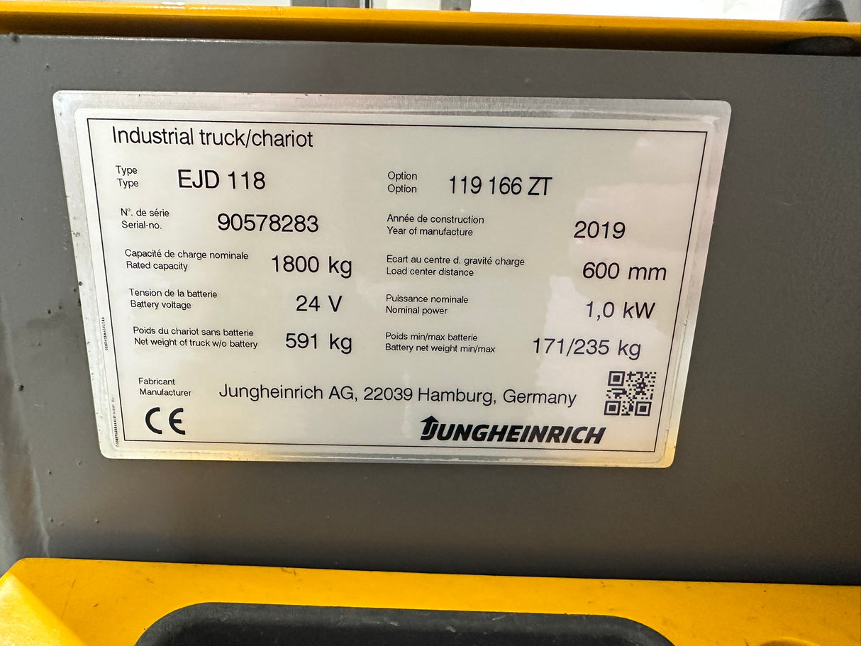 Jungheinrich EJD 118
