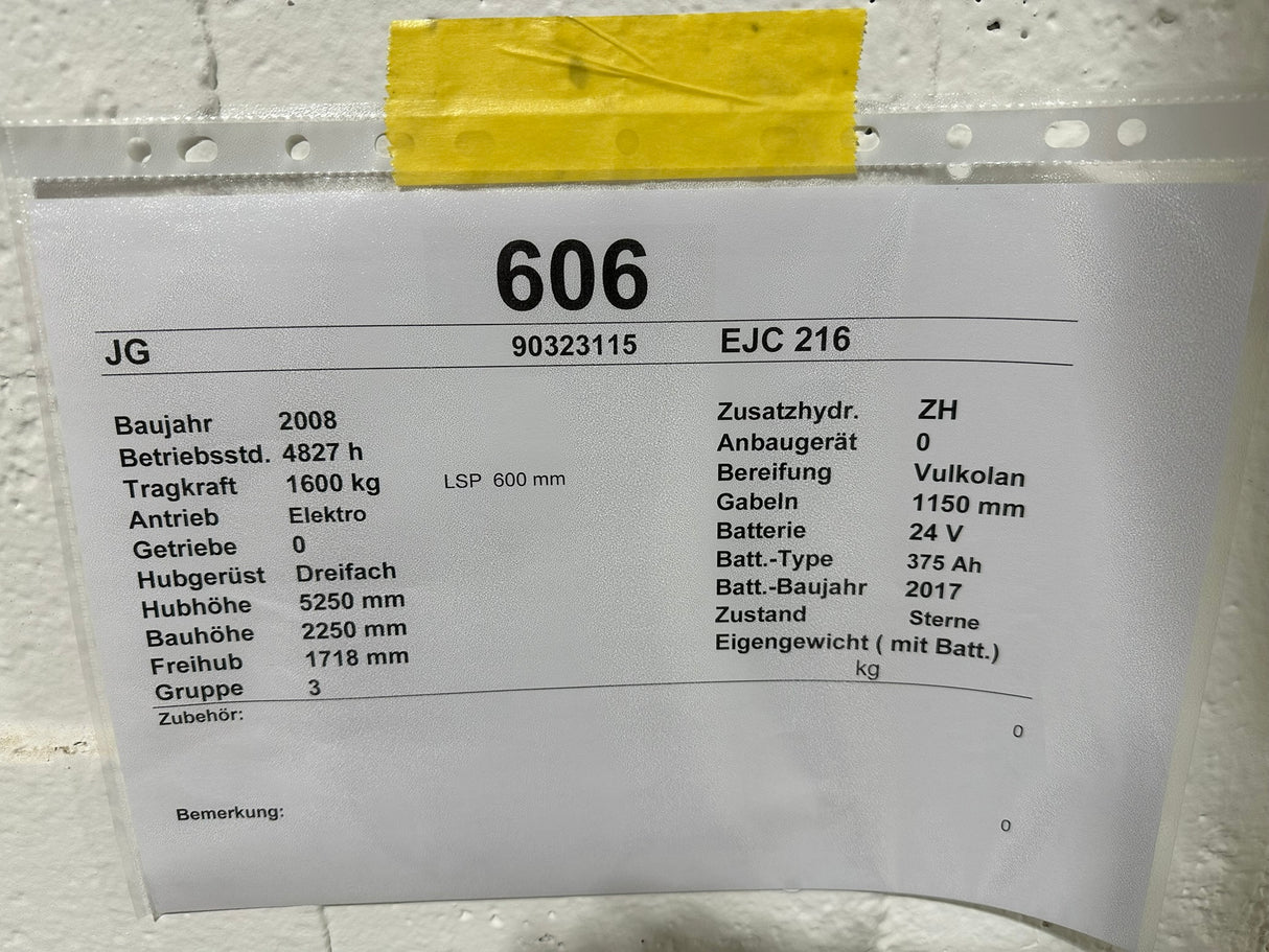 Jungheinrich EJC 216