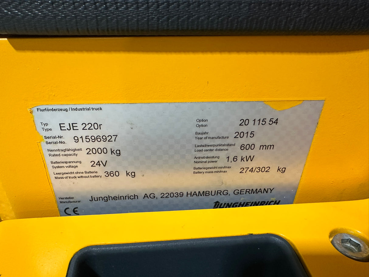 Jungheinrich EJE 220R | Rampen-Comfort