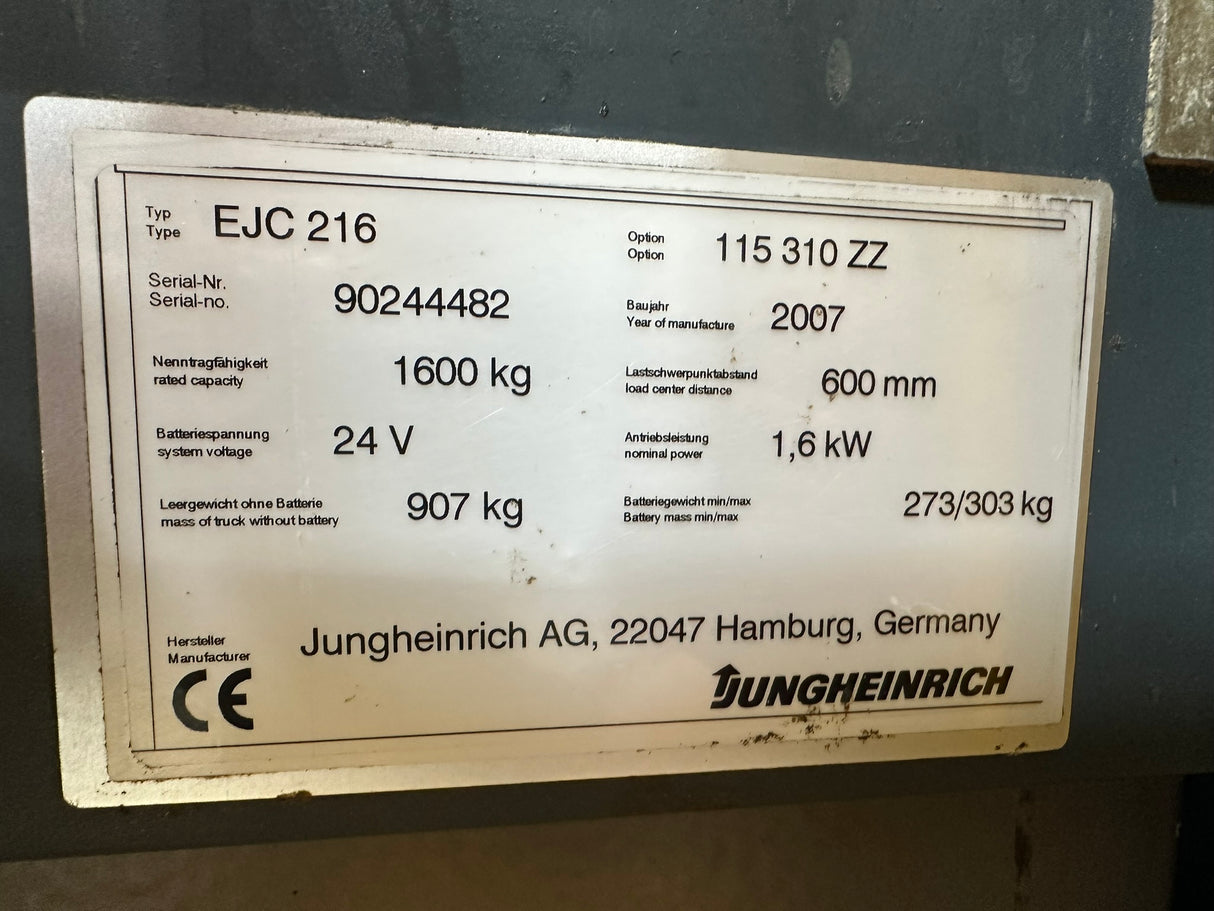 Jungheinrich EJC 216