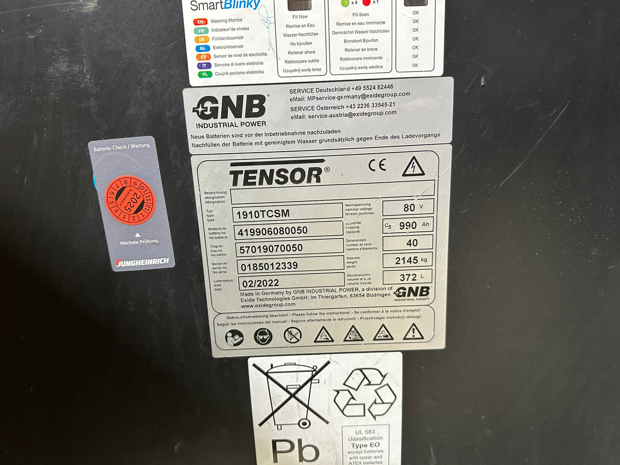 Jungheinrich EFG 550s | ZVG | DG | Bj. 2022