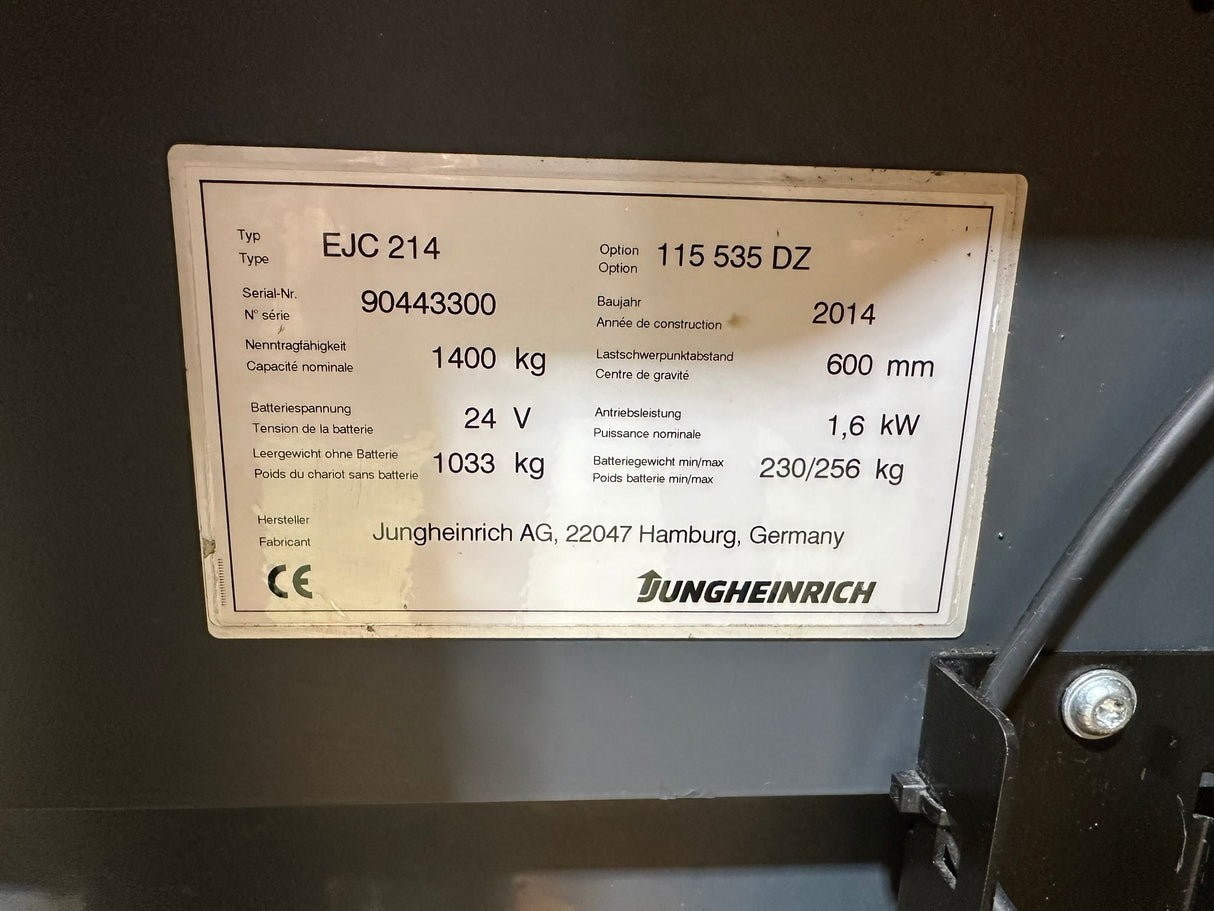 Jungheinrich EJC 214