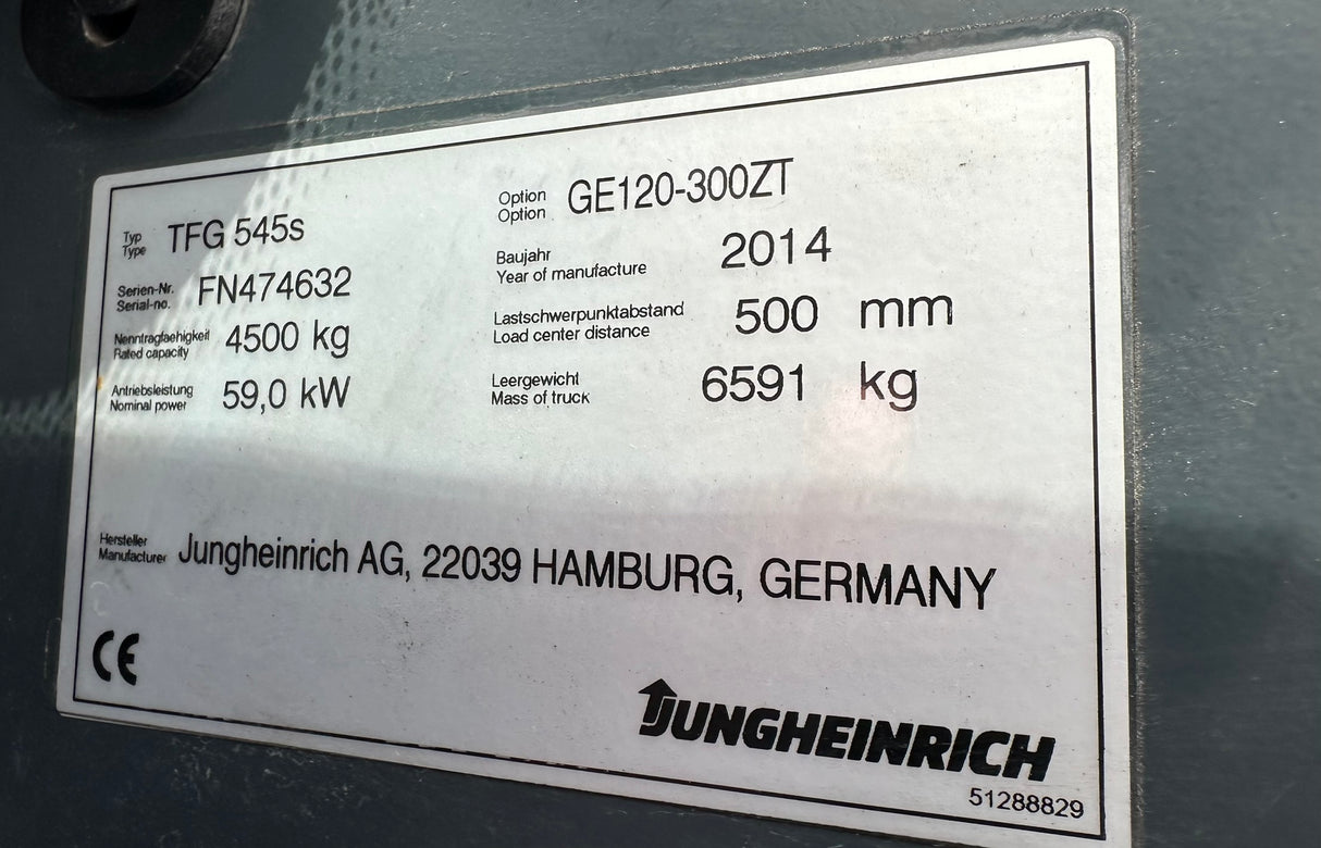 Jungheinrich TFG 545s | ISS