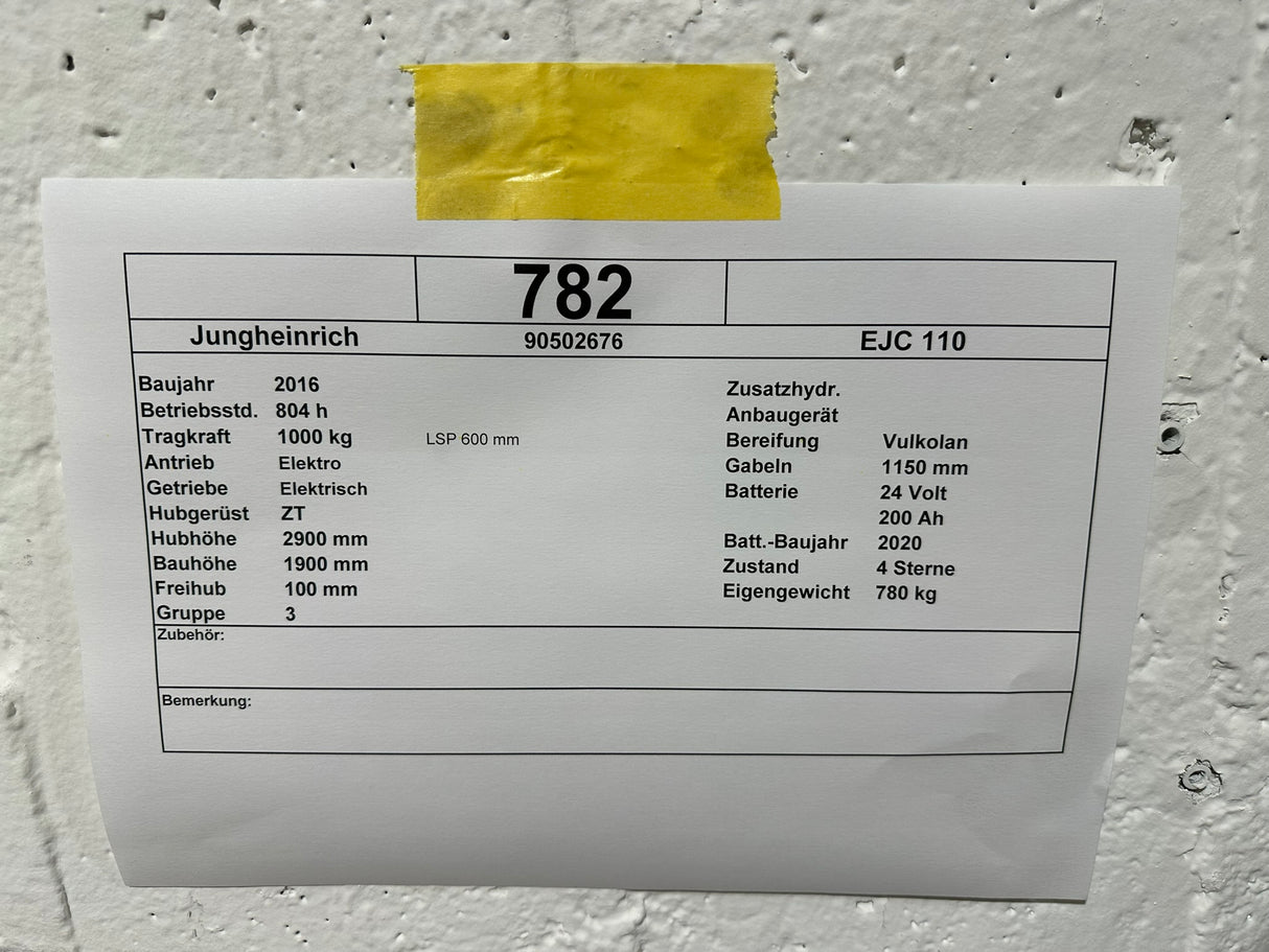 Jungheinrich EJC 110