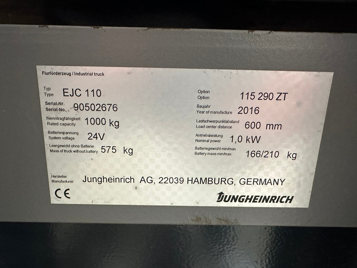 Jungheinrich EJC 110