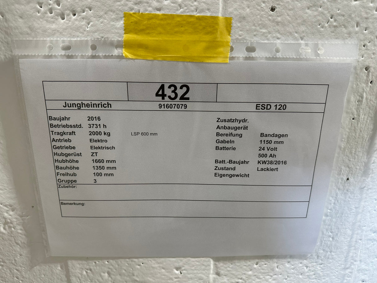 Jungheinrich ESD 120