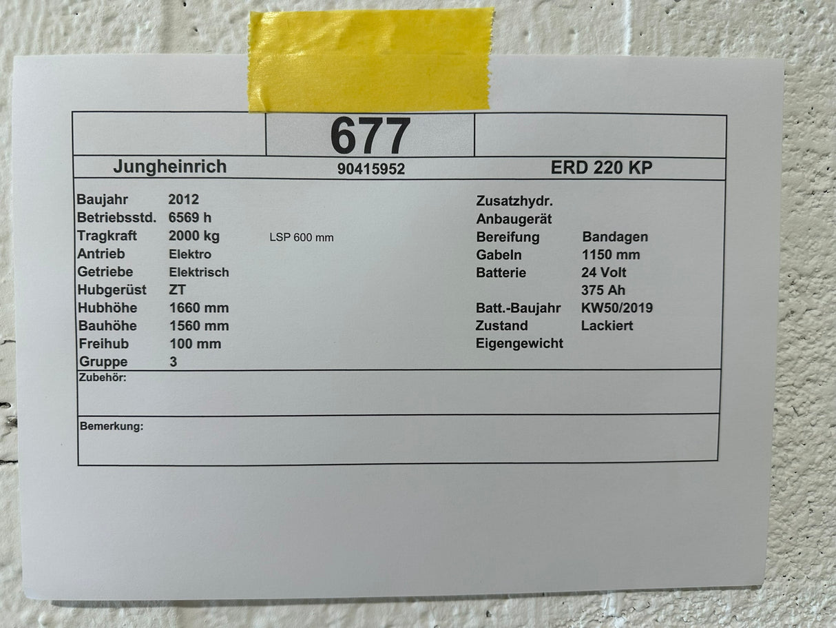 Jungheinrich ERD 220 ZT