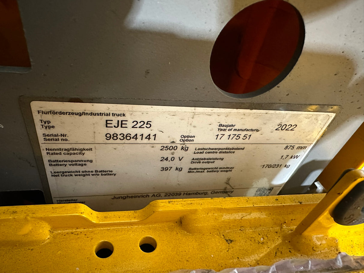 Jungheinrich EJE 225 G175