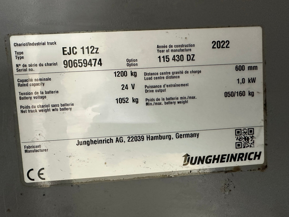 Jungheinrich EJC 112z Li-Ion