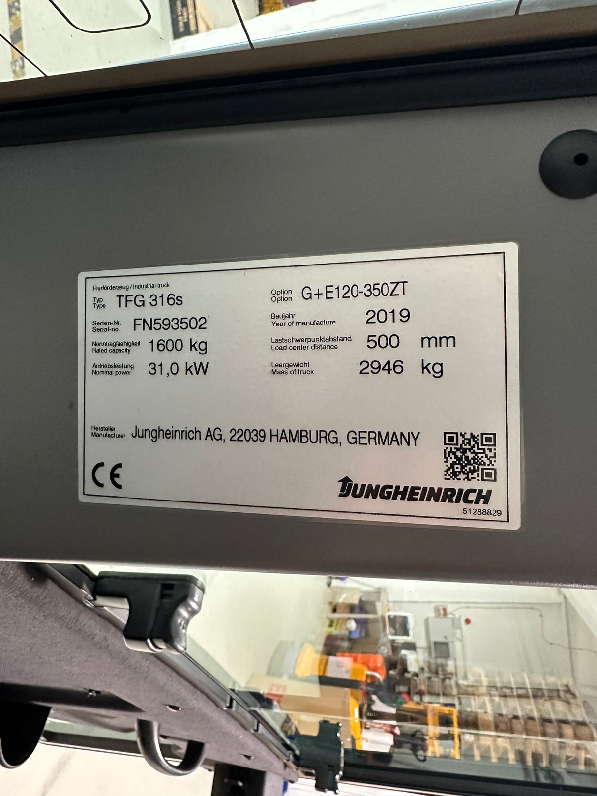 Jungheinrich TFG 316s